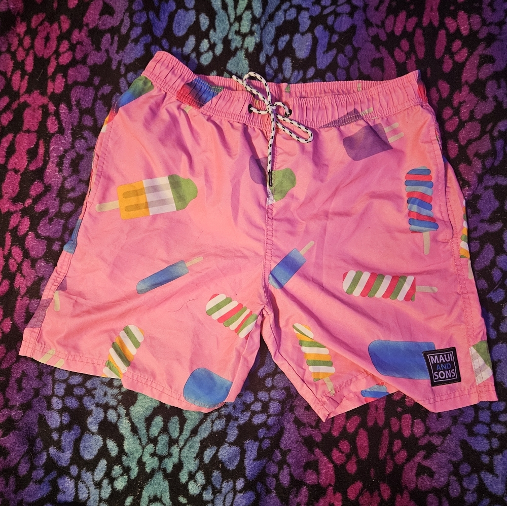 Pink Icecream Swimtrunks
